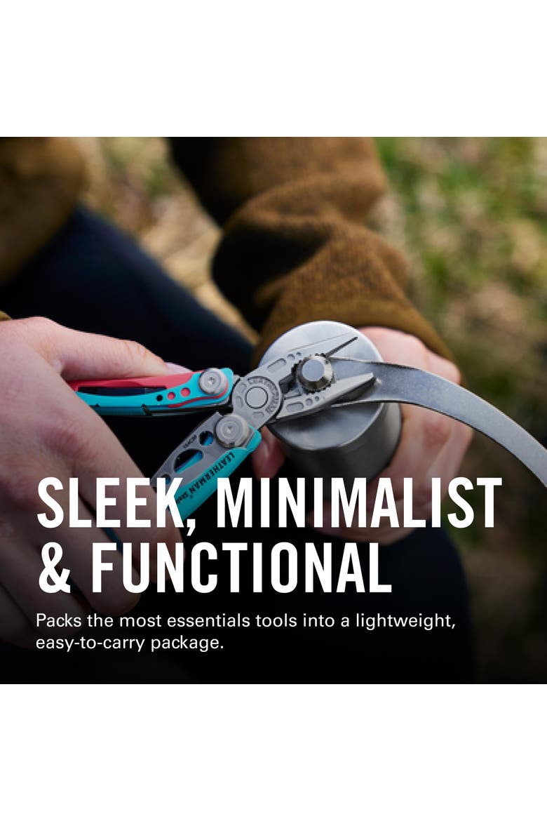 Skeletool CX, 7-in-1 Lightweight, Minimalist Multi-Tool for Everyday Carry (EDC), Home, Garden & Outdoors, Alternate, color, Paradise Blue