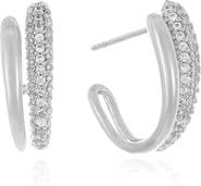 Ettika Pavè Hoop Earrings