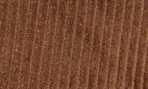 Bcbg Faux Suede & Corduroy Baseball Cap In Brown