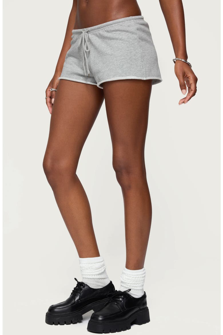 Leeroy French Terry Drawstring Shorts, Alternate, color, GRAY-MELANGE