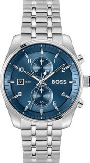 BOSS Skytraveller Chronograph Bracelet Watch, 44mm