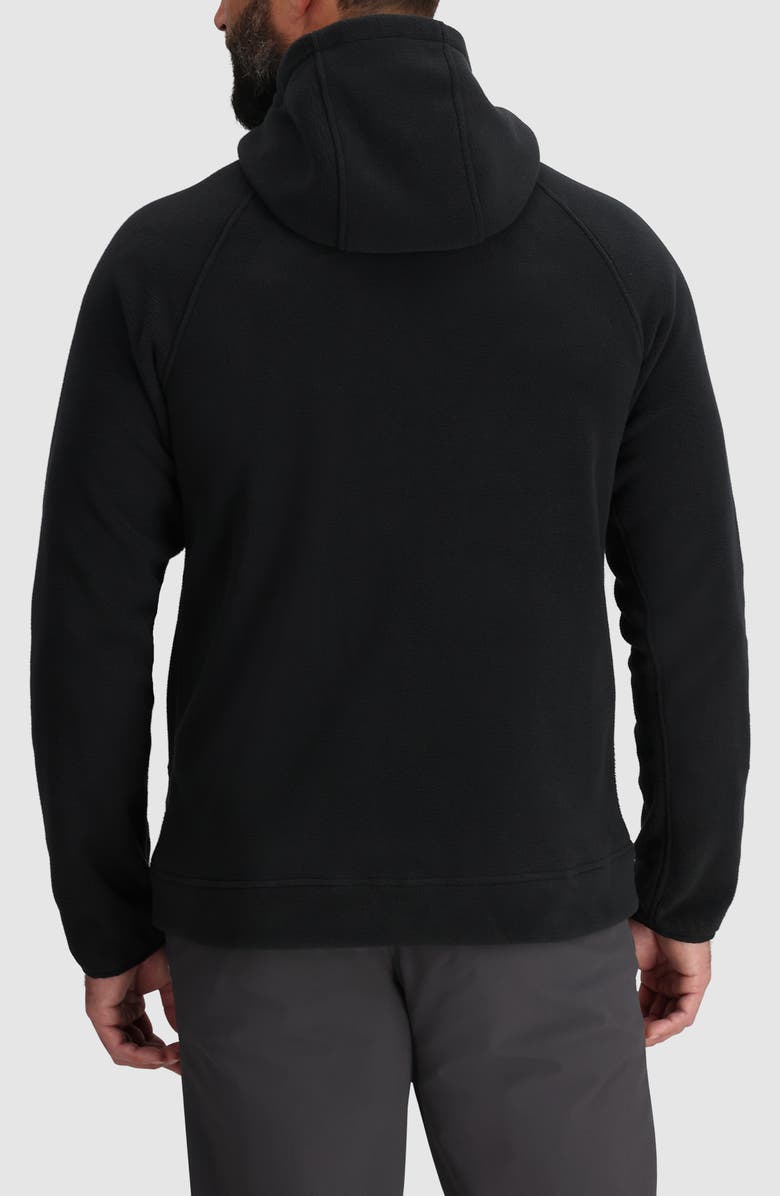 Outdoor Research Polartec 200 Hooded Jacket, Alternate, color, Black