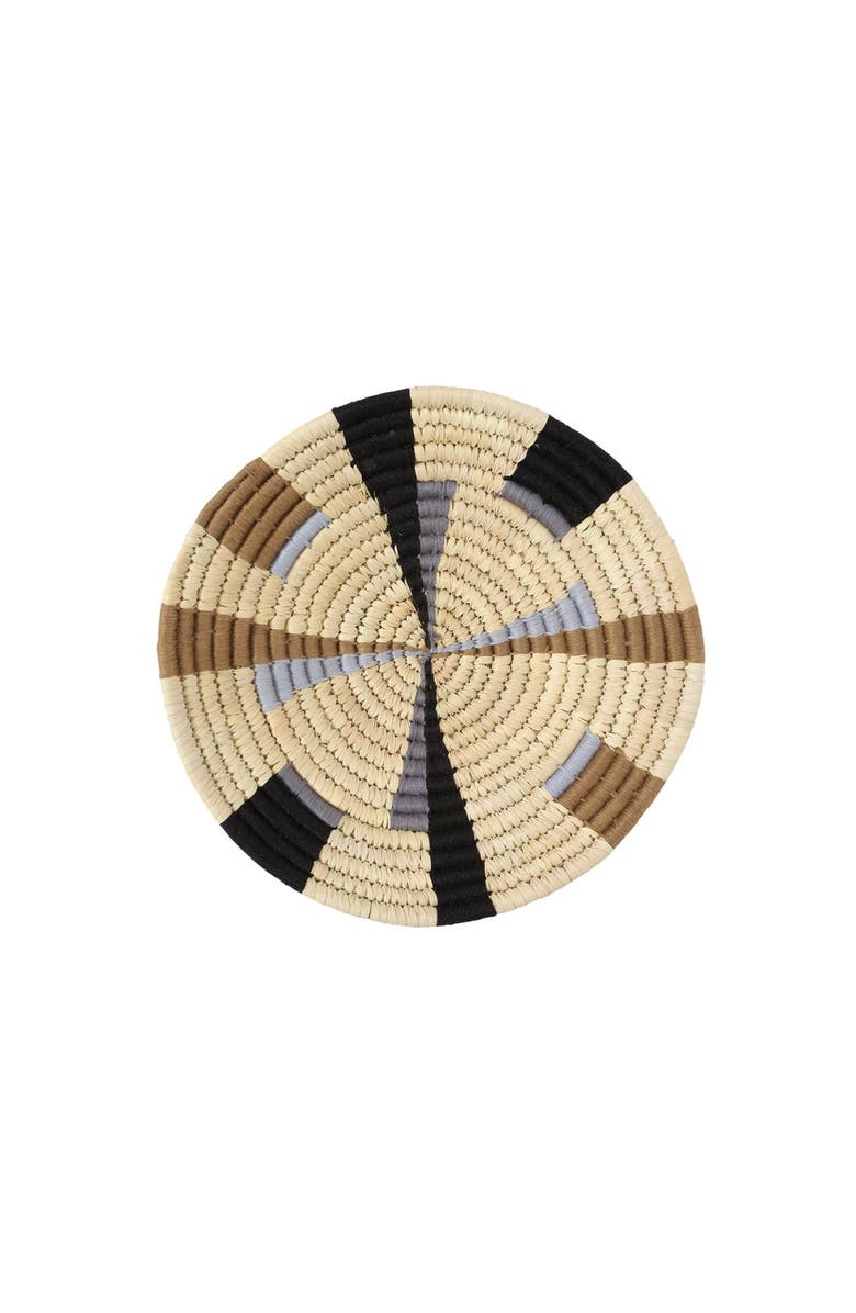 Wicker Village Grey Mix Wall Basket, Main, color, Medium