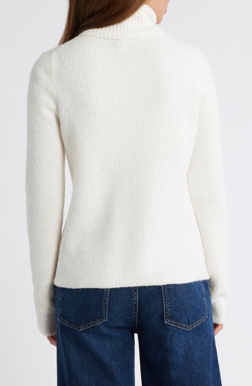 CASLON CASLON® RIB TURTLENECK SWEATER 