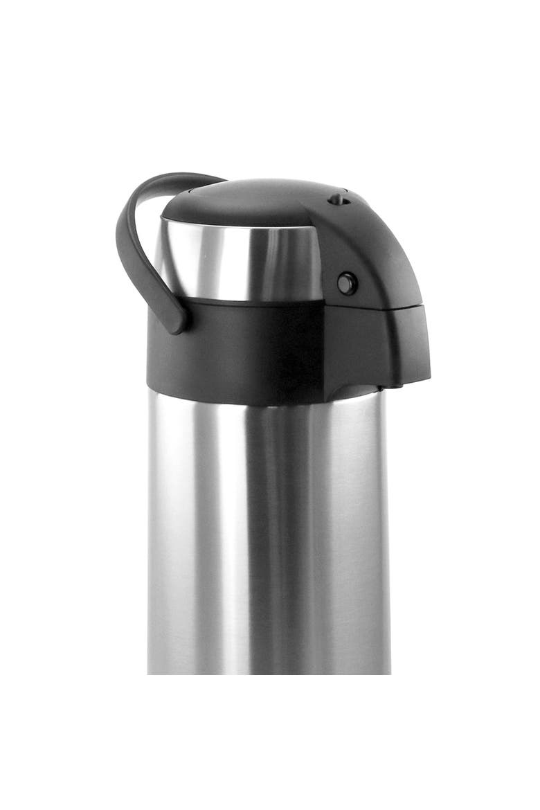 5.3 Quart Stainless Steel Airpot Hot Water Dispenser for Coffee and Tea, Alternate, color, Silver