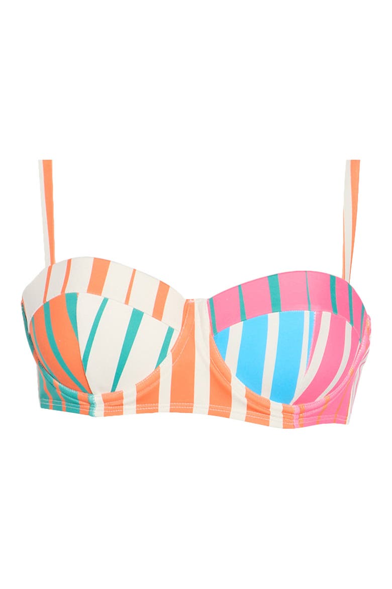 Underwire Bikini Top, Alternate, color, FUCHSIA MULTI PLAYFUL STRIPES