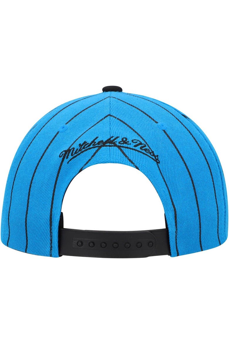 Men's Mitchell & Ness Light Blue Charlotte FC Team Pin Snapback Hat, Alternate, color, Light Blue