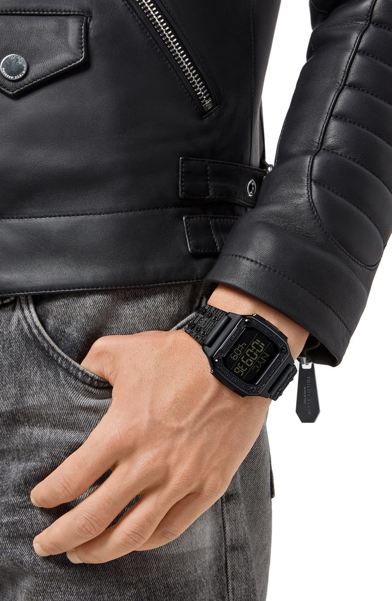 PHILIPP PLEIN Hyper $hock Square Bracelet Watch, 44mm, Alternate, color,