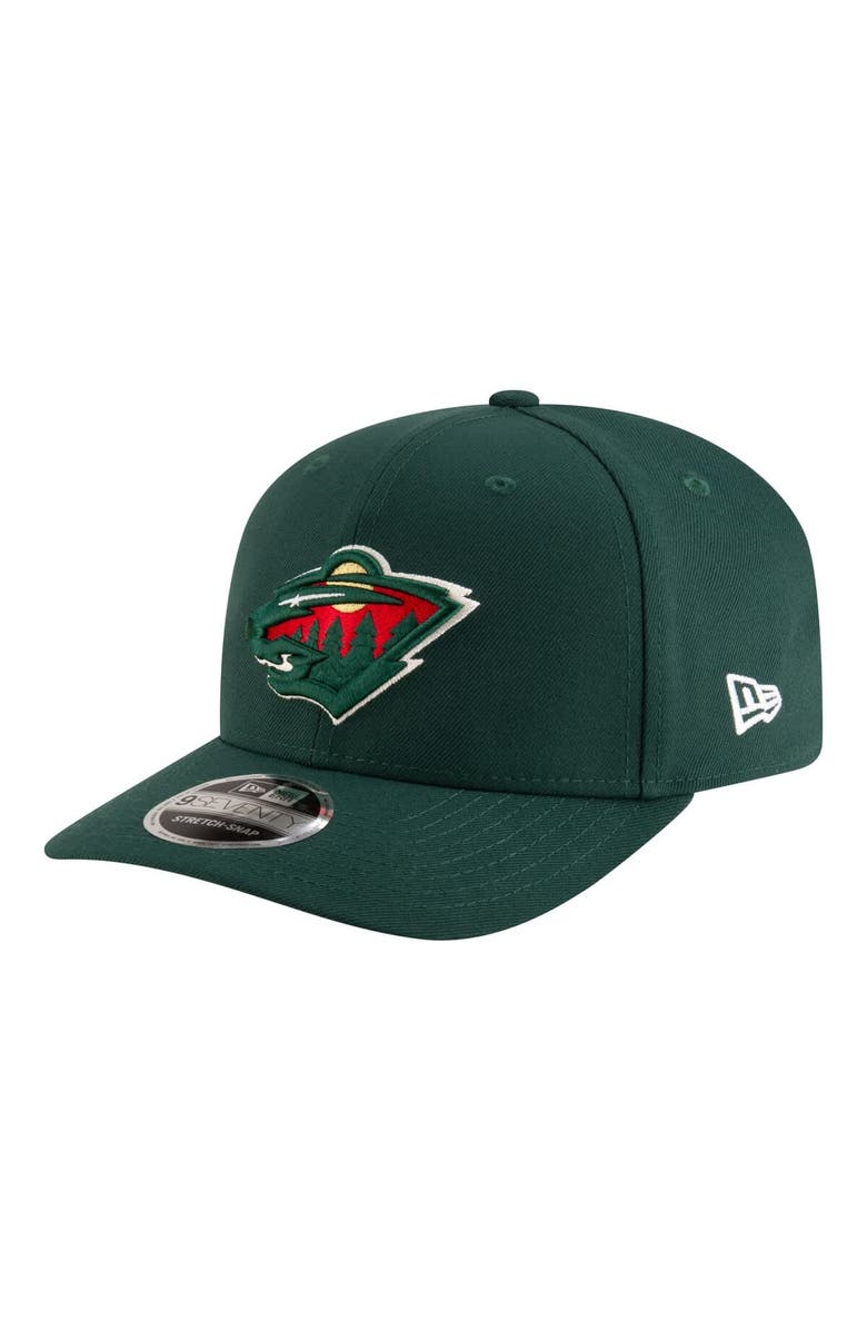 New Era Men's New Era Green Minnesota Wild 9SEVENTY Adjustable Hat, Main, color, Green