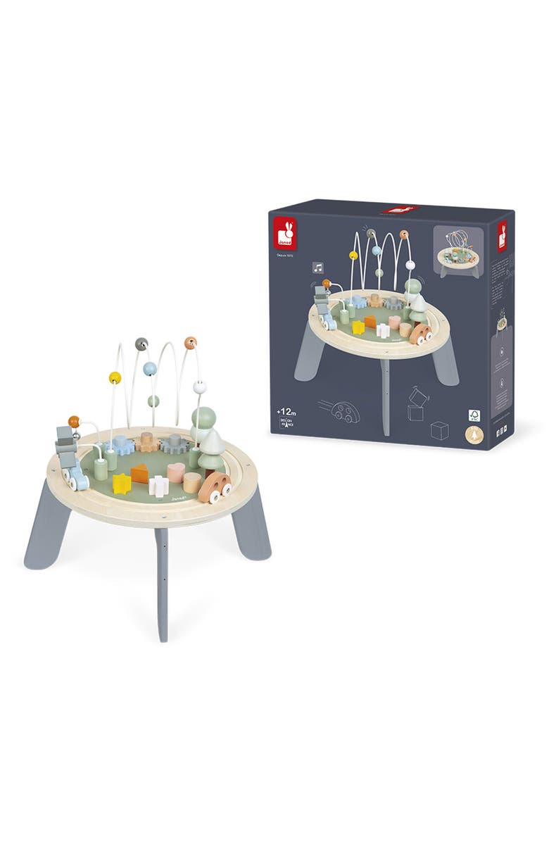 Janod Sweet Cocoon Activity Table, Alternate, color, Blue