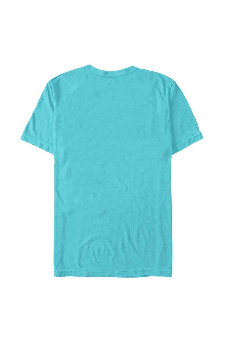 Men's Toy Story 5 Lily Pad Chat Art  Graphic T-Shirt, Alternate, color, Tropical Blue