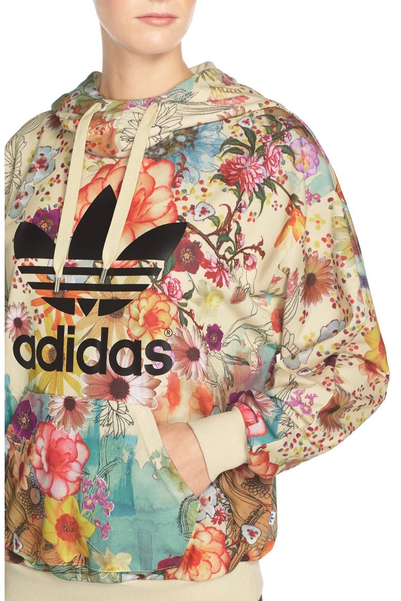 Originals 'Farm Confete' French Terry Hoodie, Alternate, color, MULTICOLOR/ BLACK