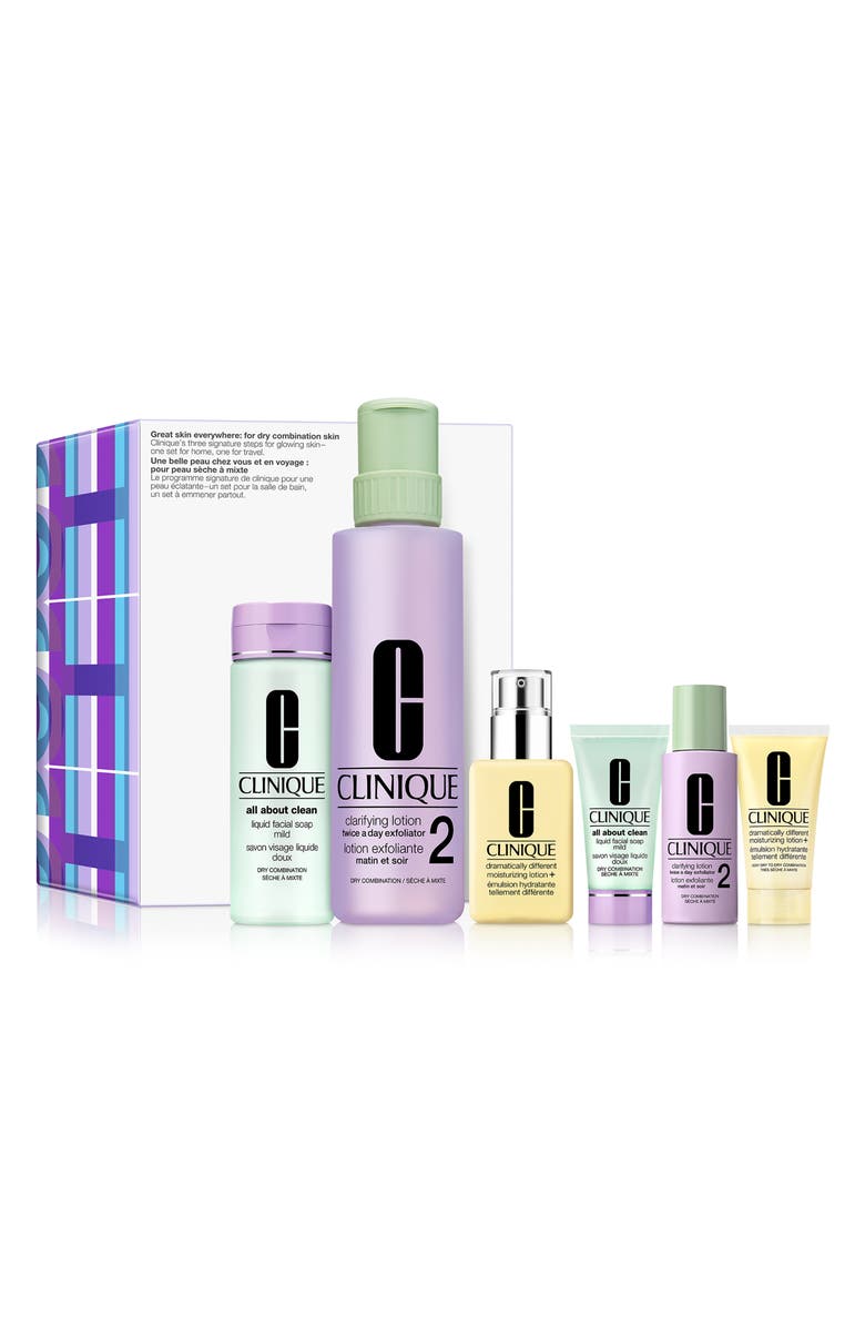 Clinique Great Skin Everywhere Skin Care Set (Limited Edition) $107 Value, Main, color, 