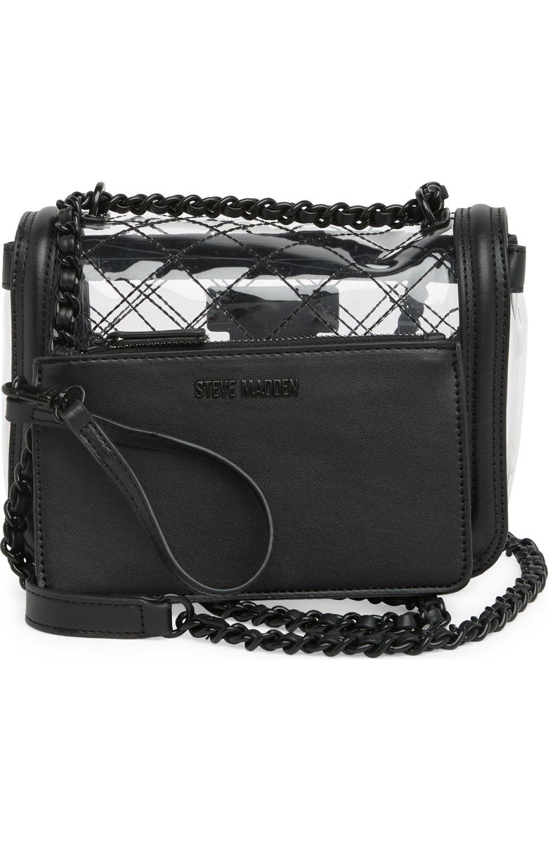 Steve Madden Orchid Clear Crossbody Bag, Alternate, color,