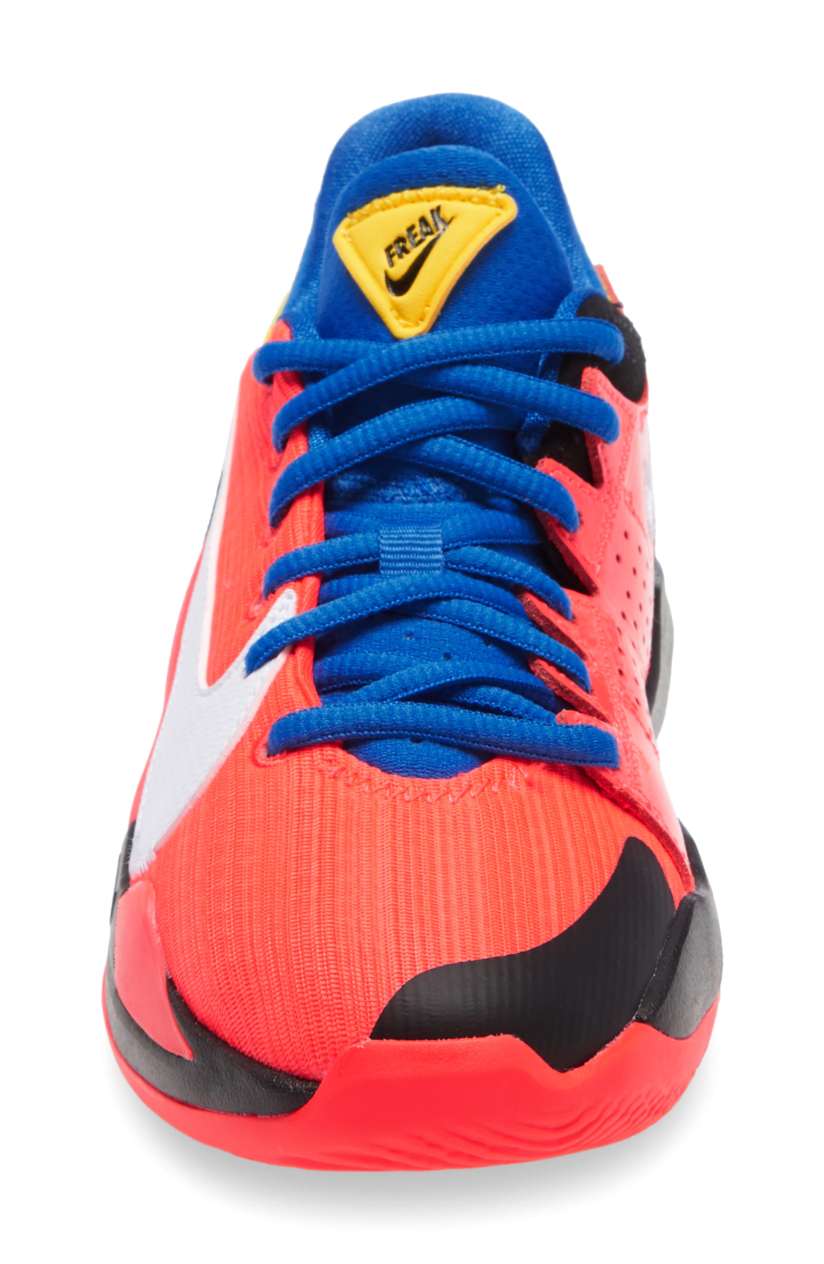 Freak 2 GS Basketball Sneaker, Alternate, color, CRIMSON/ WHITE/ YELLOW