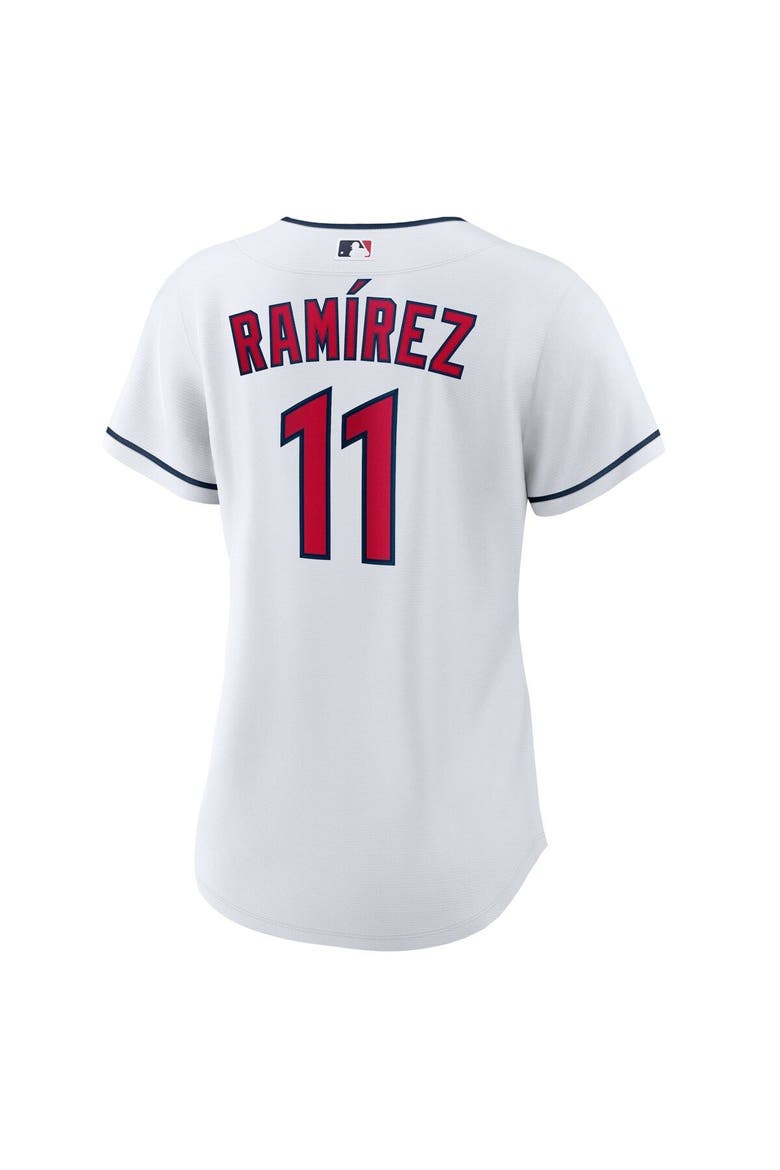 Women's Nike Jose Ramirez White Cleveland Guardians Home Replica Player Jersey, Alternate, color, White