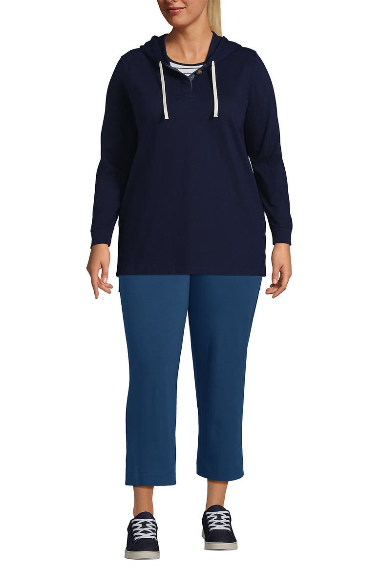 Starfish Mid Rise Pull On Crop Pants, Alternate, color, Evening Blue