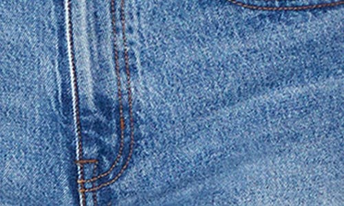 Unpublished Emma Raw Hem Denim Shorts In Pink