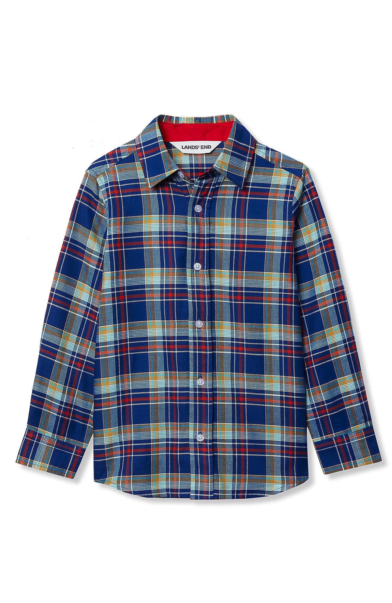 Fiery Red/Blue Plaid