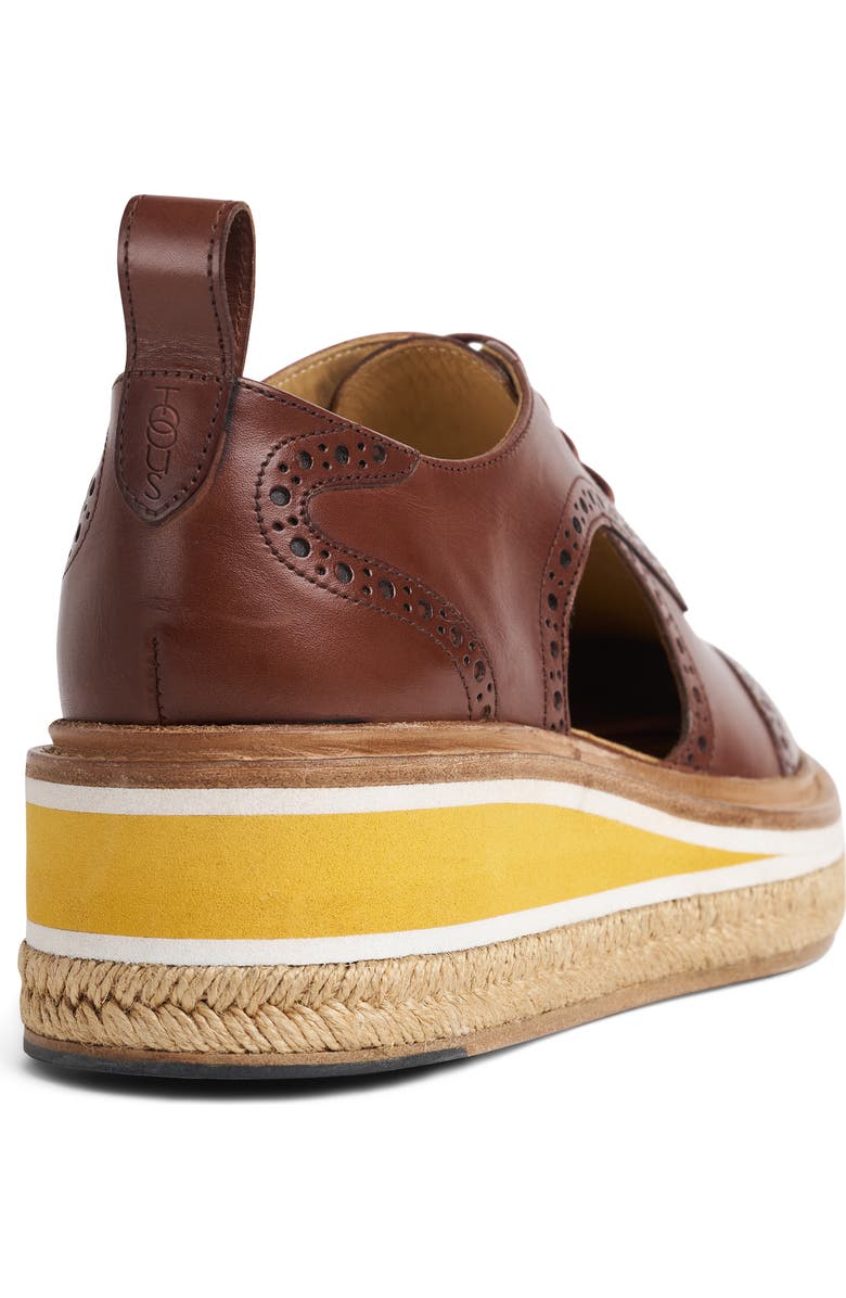 THE OFFICE OF US Ms. Sherman Leather Derby, Alternate, color, Walnut