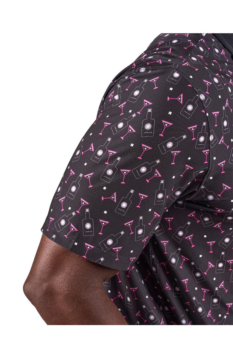 Black Clover Liquid Luck Polo, Alternate, color, Black