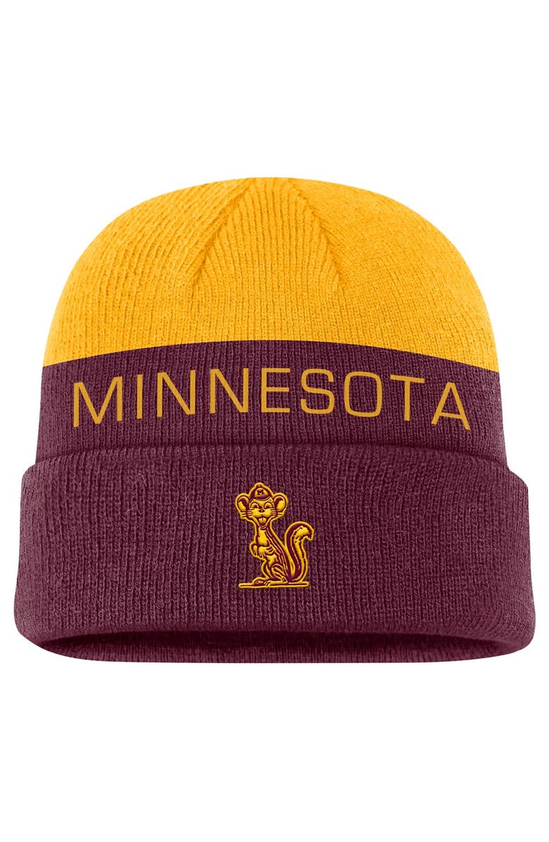 Nike Men's Nike Maroon Minnesota Golden Gophers Terra Cuffed Knit Hat, Alternate, color, 