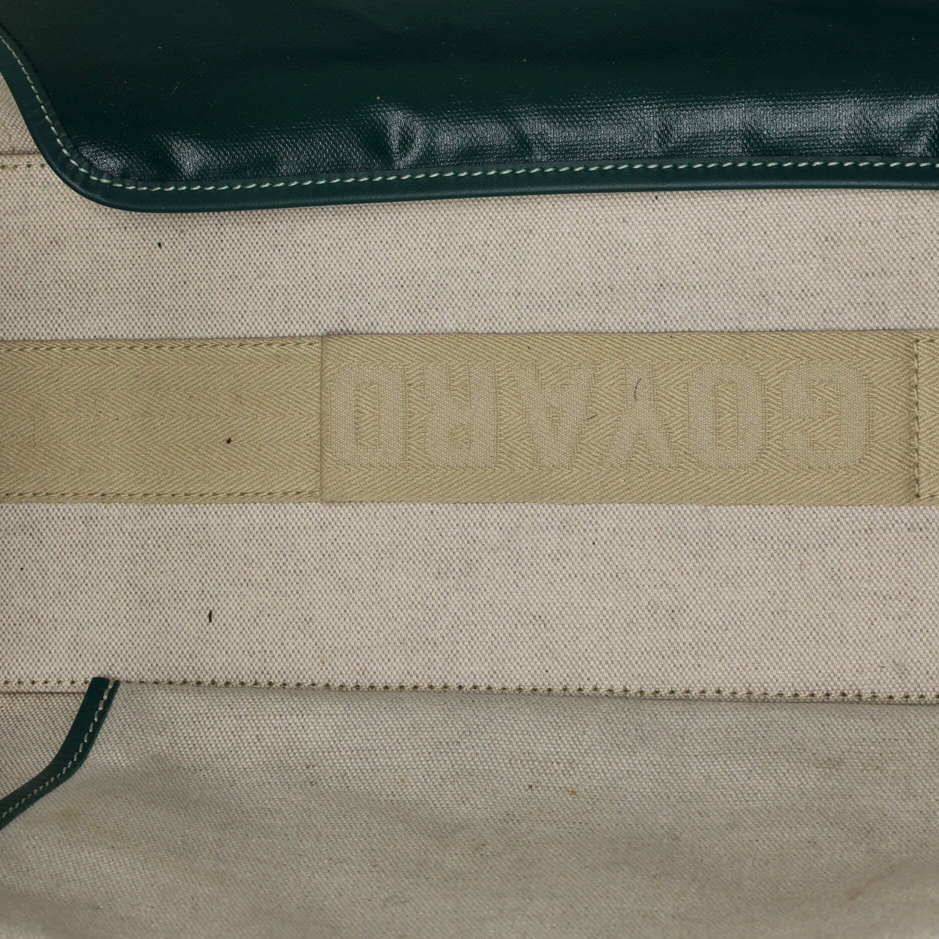 Pre-Owned Goyard Bellechasse Bag Coated Canvas PM, Alternate, color, Green