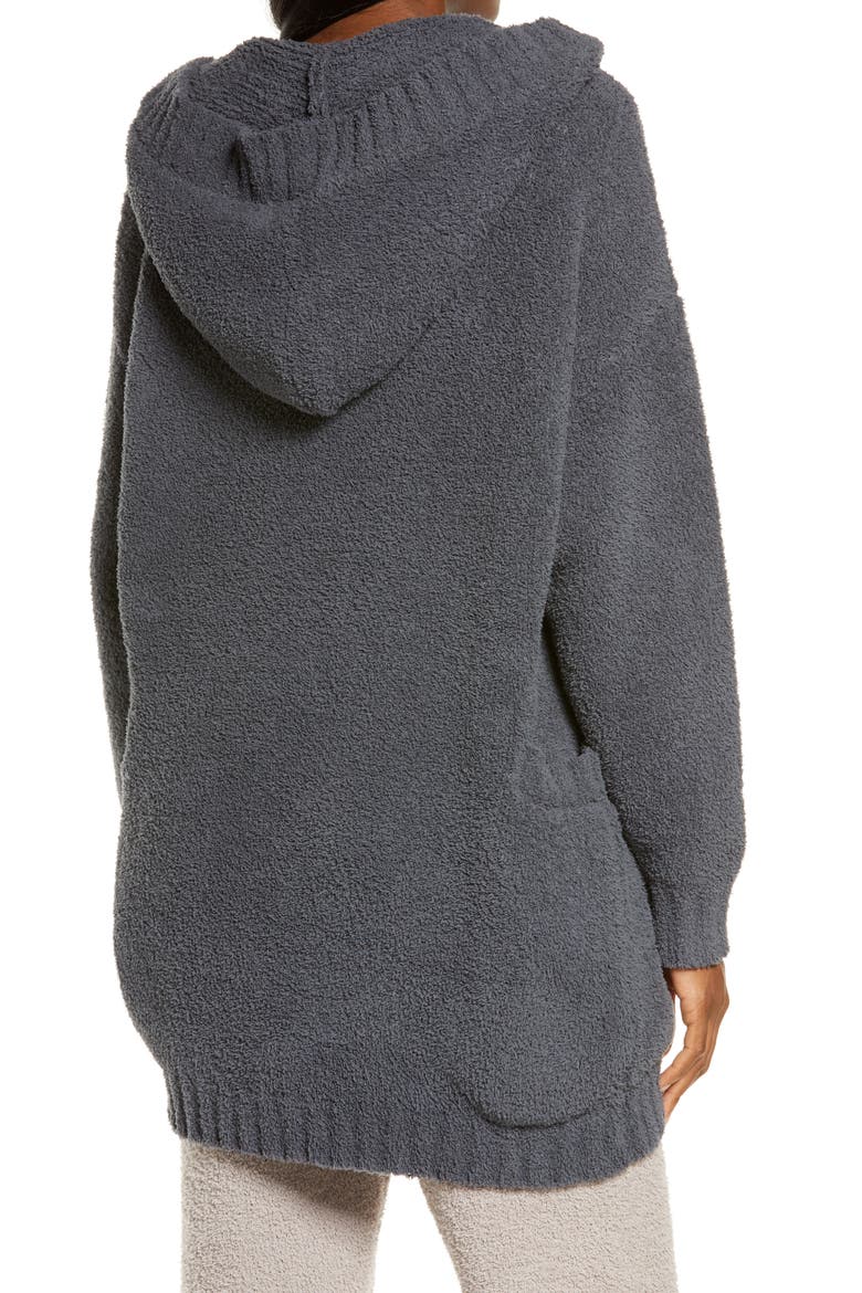 Franca Hooded Travel Cardigan, Alternate, color, OBSIDIAN