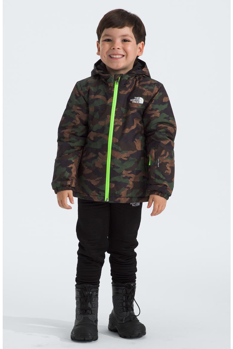 Kids' Freedom Insulated Waterproof Hooded Jacket, Alternate, color, TNF BLACK