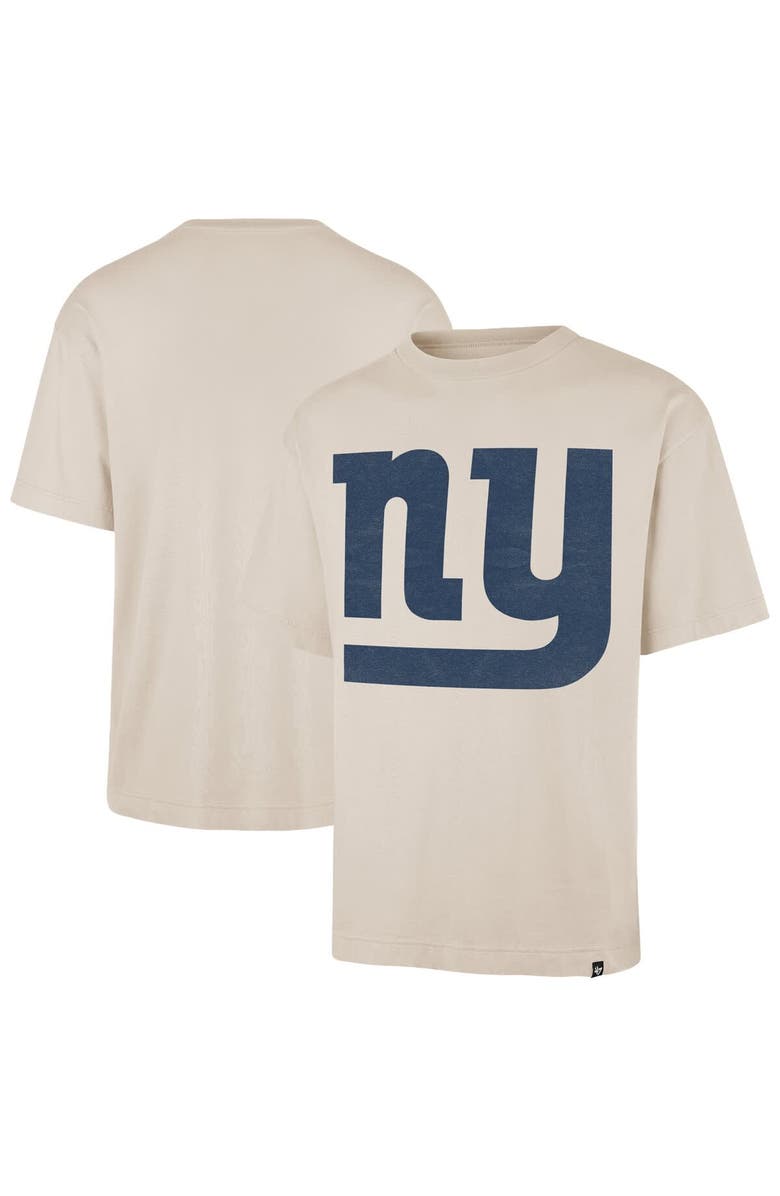 '47 Men's '47 Tan New York Giants Bouldering Imprint Ravine Foundation Throwback T-Shirt, Main, color, Tan