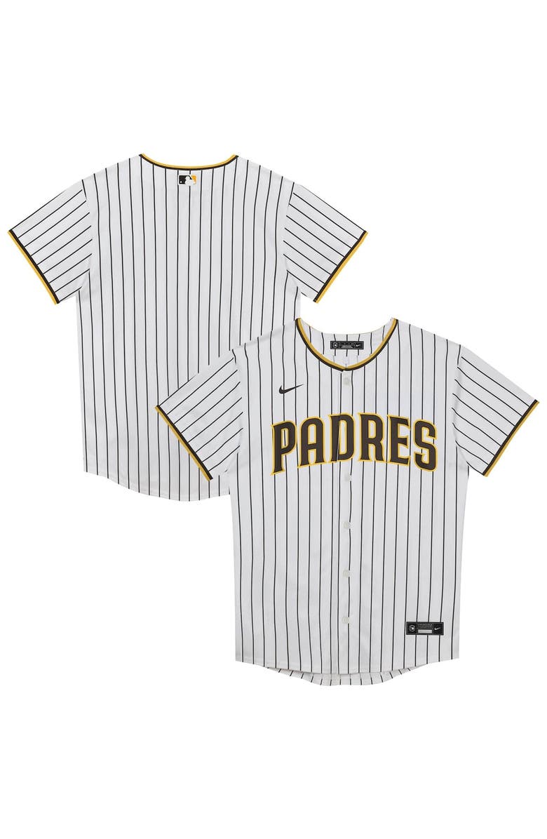 Outerstuff Preschool White San Diego Padres Home Blank Replica Jersey, Alternate, color, 
