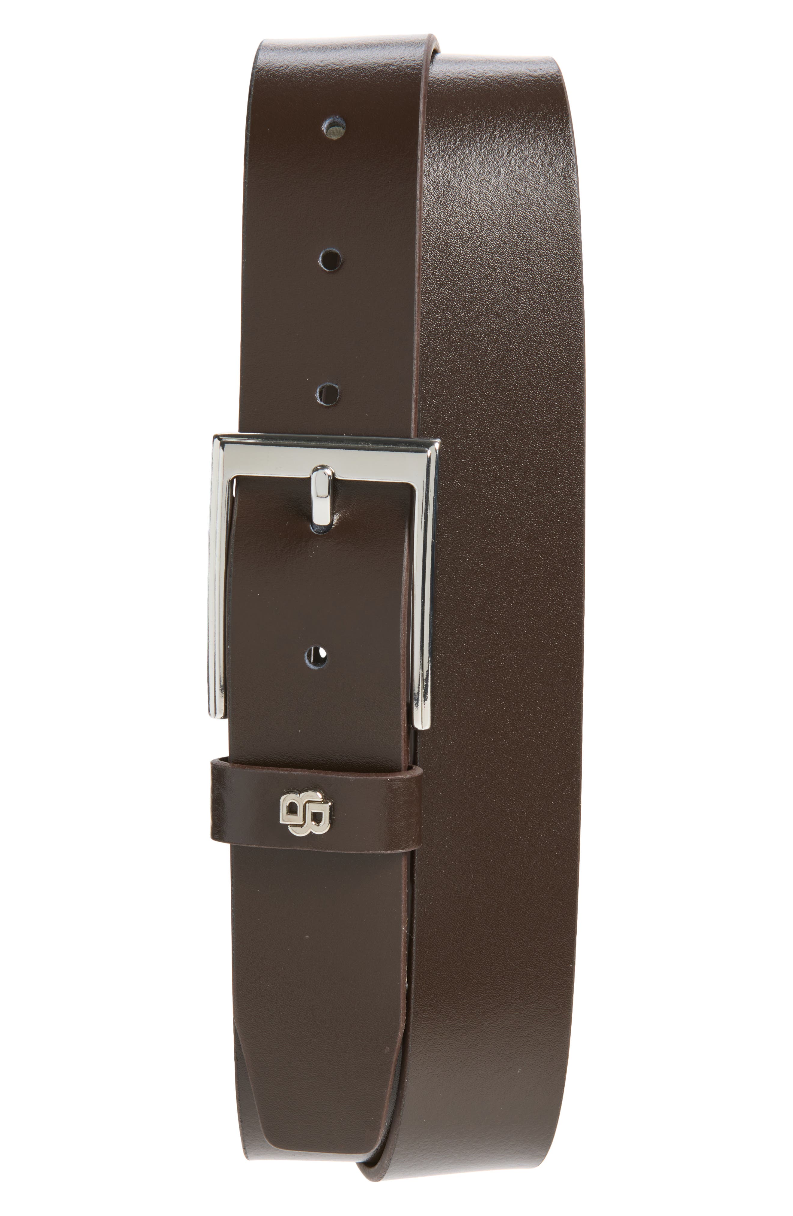 Double B Feather Edge Leather Belt