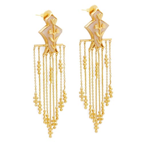 Dhwani Bansal Serai Earrings In Gold