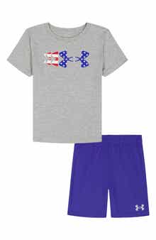 Under Armour Kids' UA Flag Graphic T-Shirt & Shorts Set