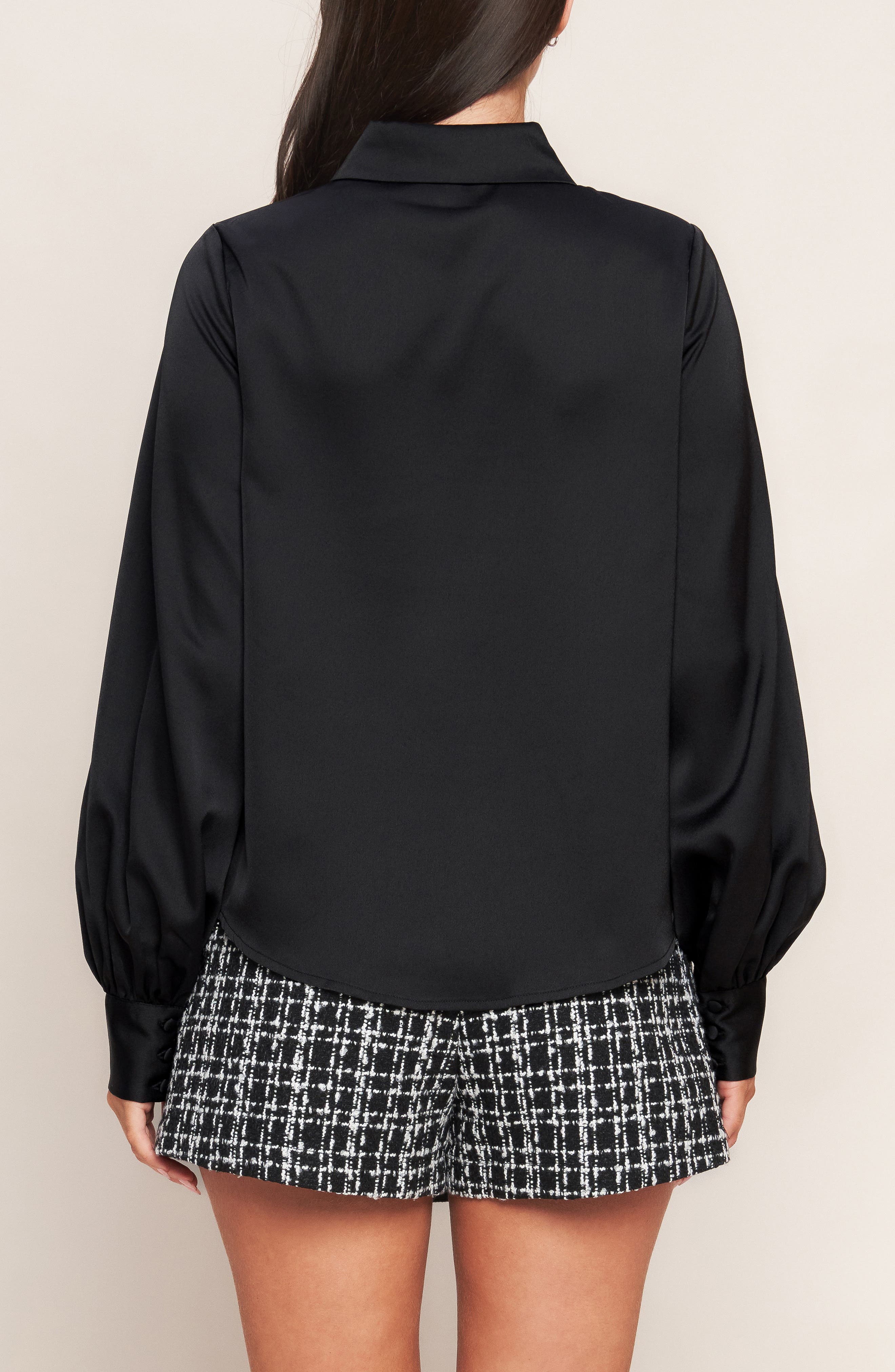 Solid Button-Up Shirt - image 2