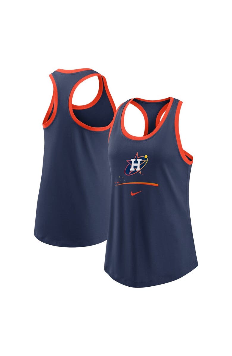 Nike Women's Nike  Navy Houston Astros City Connect Tri-Blend Tank Top, Main, color, Navy