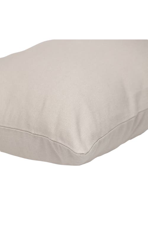 Parkland Collection Oblong Throw Pillow In White