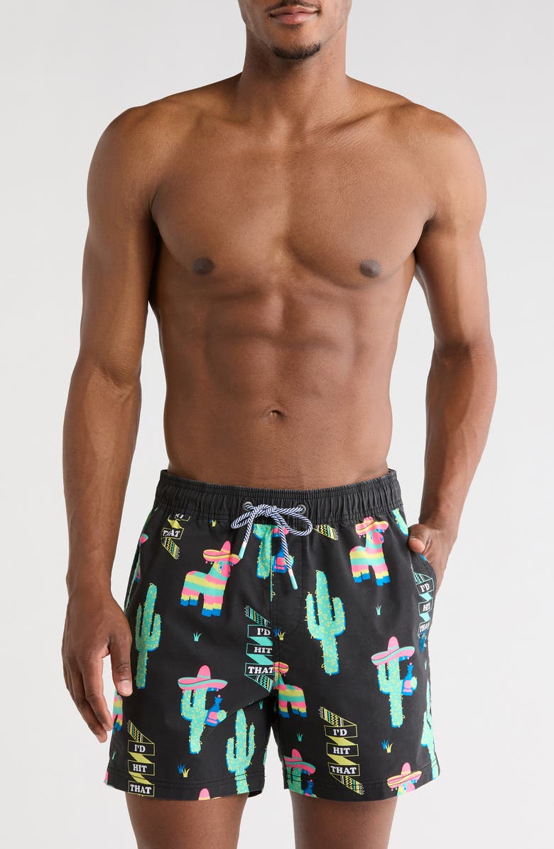 Party Pants Hit That Swim Shorts, Main, color, Black