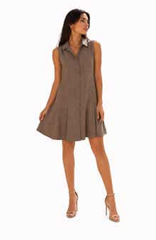 beachlunchlounge Two Pocket Sleeveless Shirtdress