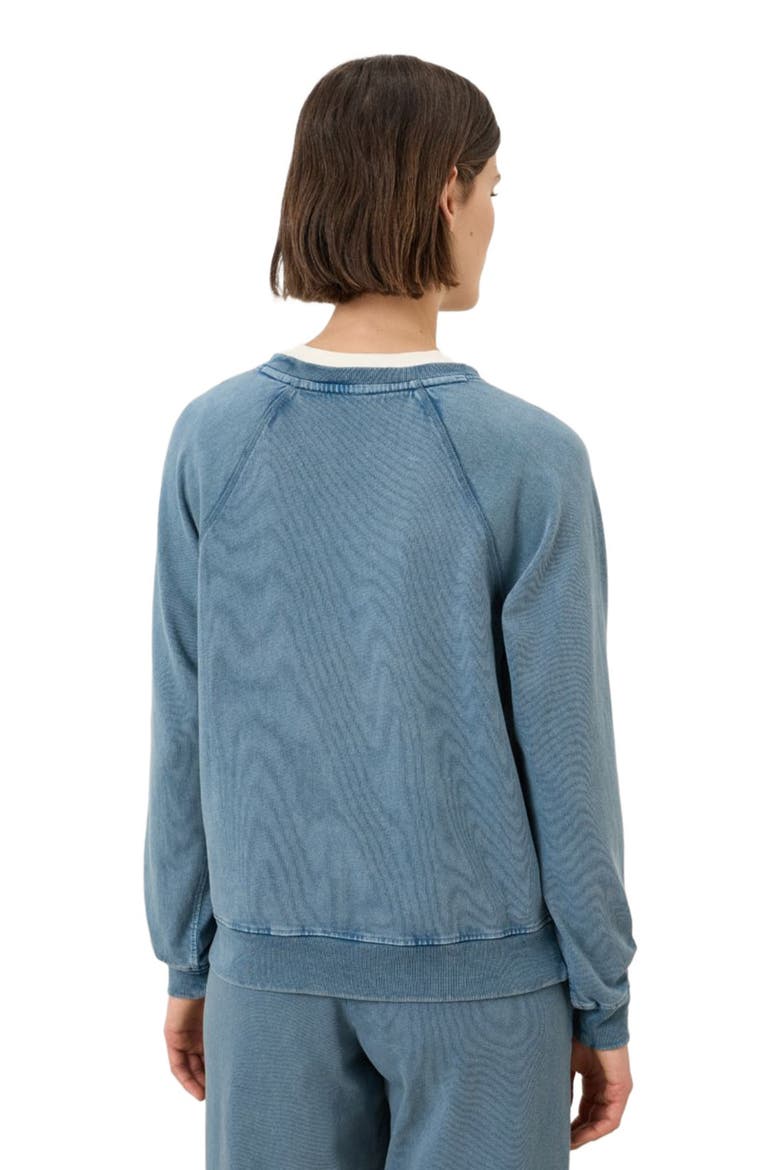 Organic Cotton Weekends Relaxed Raglan Sweatshirt, Alternate, color, Washed Wedgewood Blue