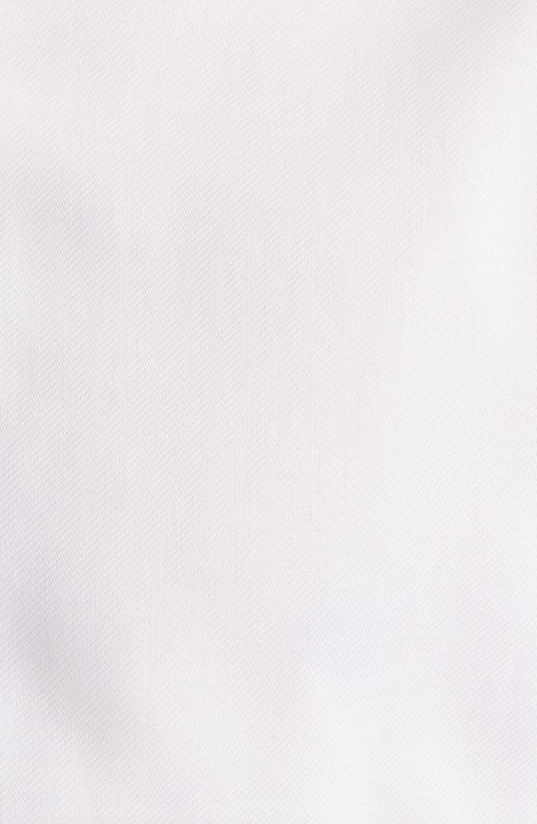 Lorenzo Uomo Trim Fit Textured White Cotton Dress Shirt, Alternate, color, White