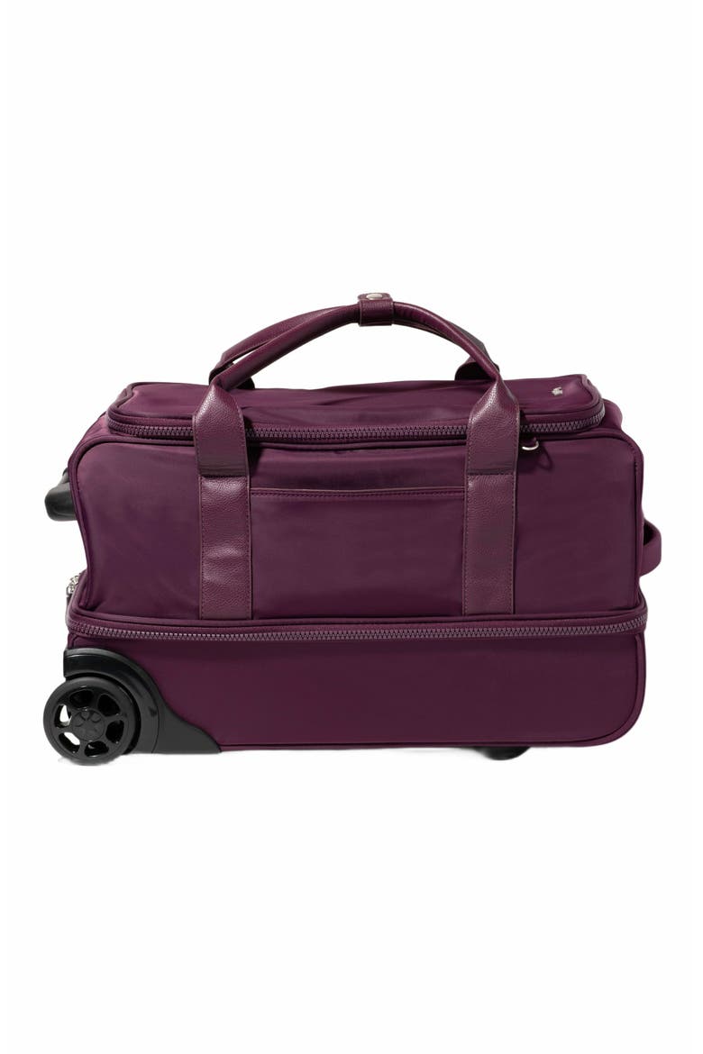 Gramercy Carry-On Travel Roller Duffel Bag, Alternate, color, Mulberry Twill