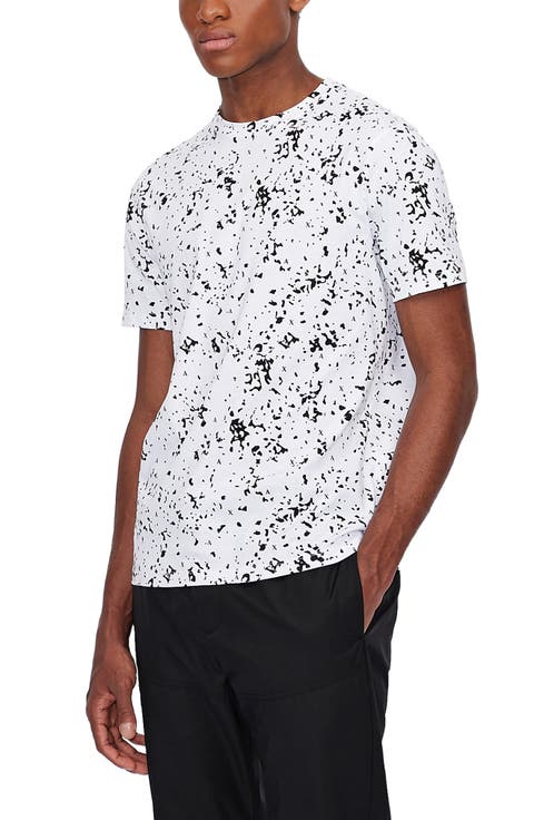 Marbled Logo Monogram T-Shirt