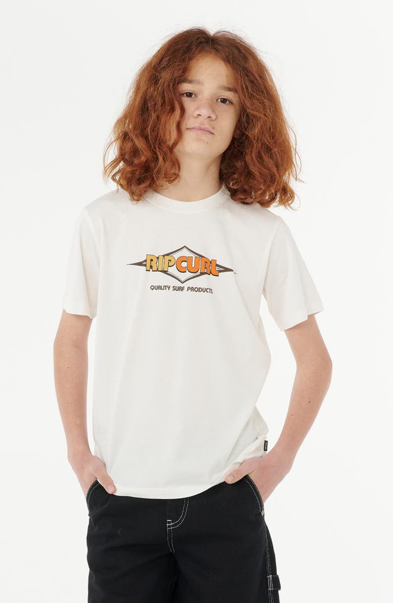 Rip Curl Kids' Surf Revival Graphic T-Shirt, Alternate, color, Bone