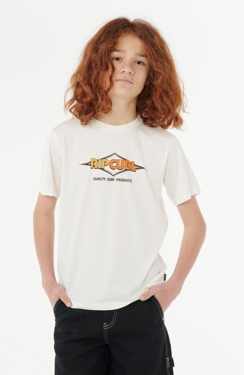 Rip Curl Kids' Surf Revival Graphic T-shirt In White