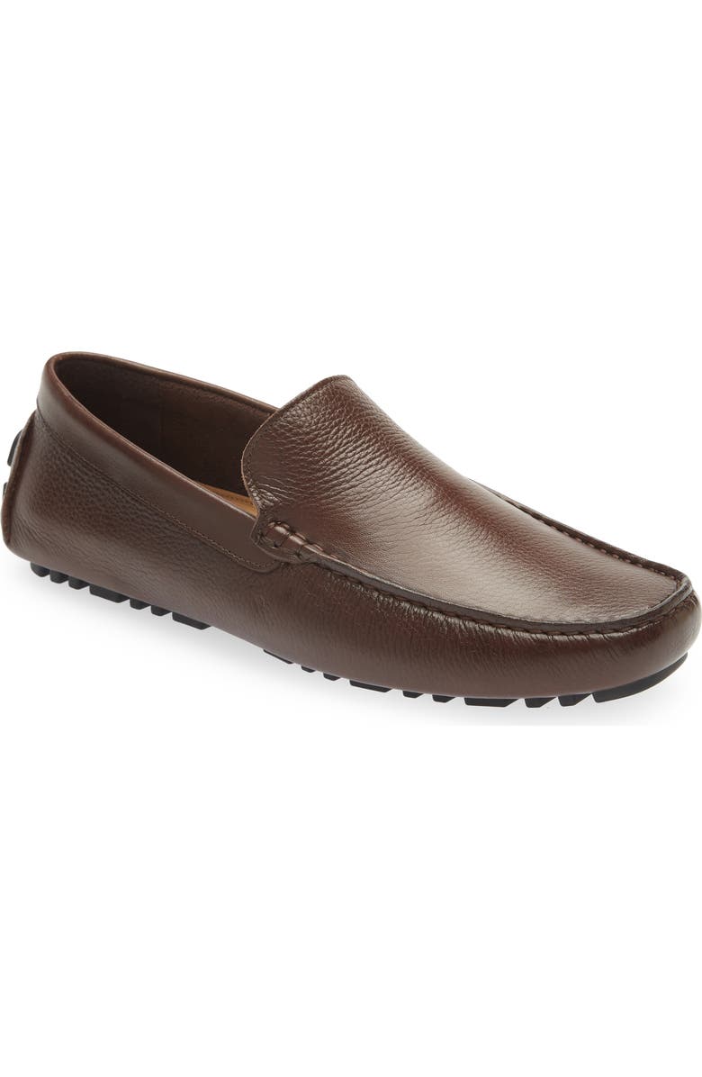 Nordstrom Bend Venetian Driving Shoe, Main, color, Brown Chocolate