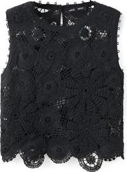 MANGO Open Stitch Tank