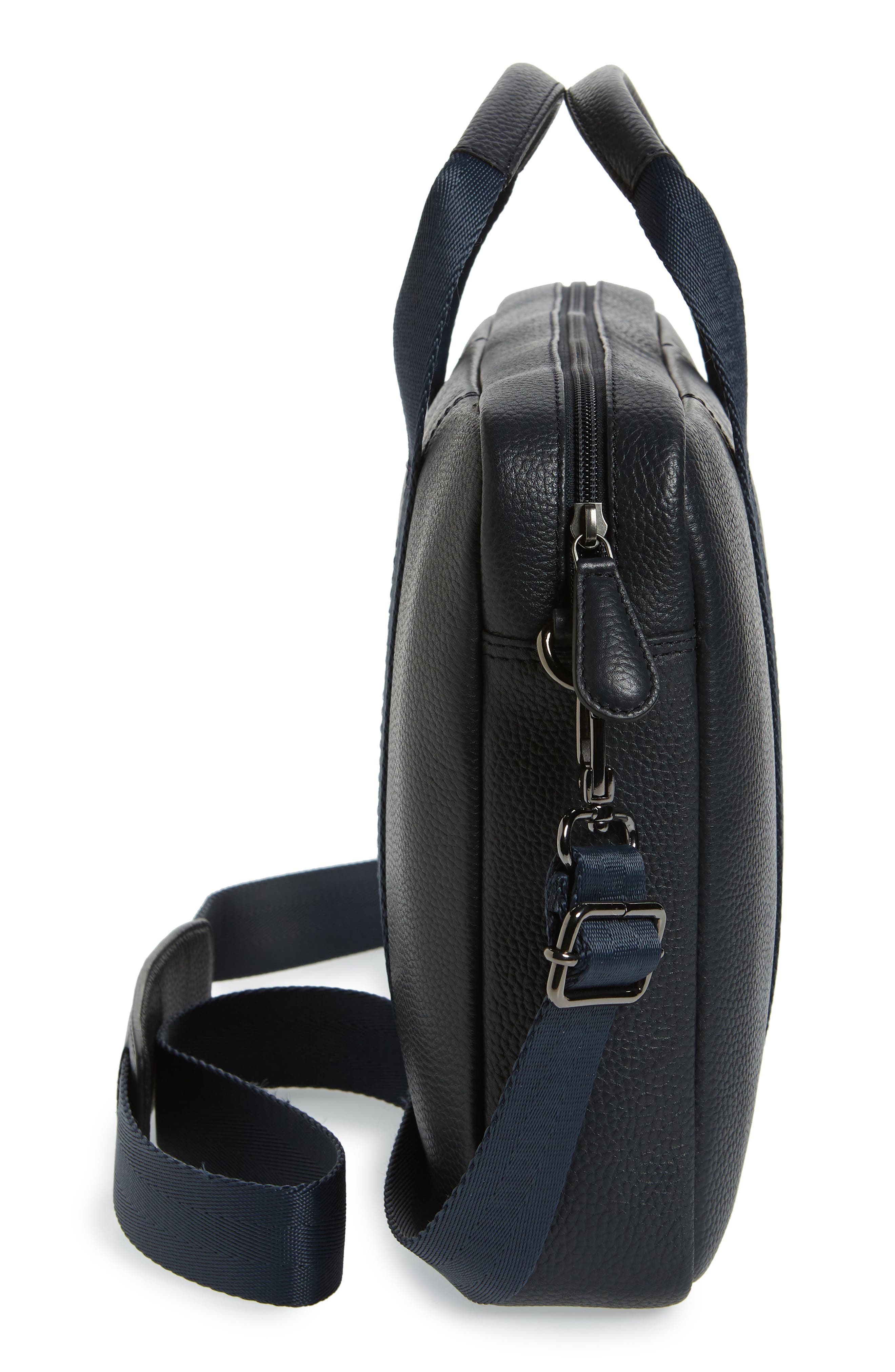 Ted Baker London Importa Leather Document Bag, Alternate, color, 