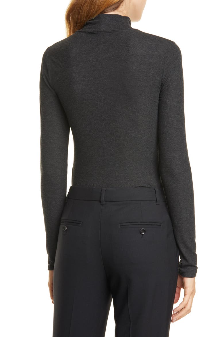 Relaxed Turtleneck Sweater, Alternate, color, CHARCOAL