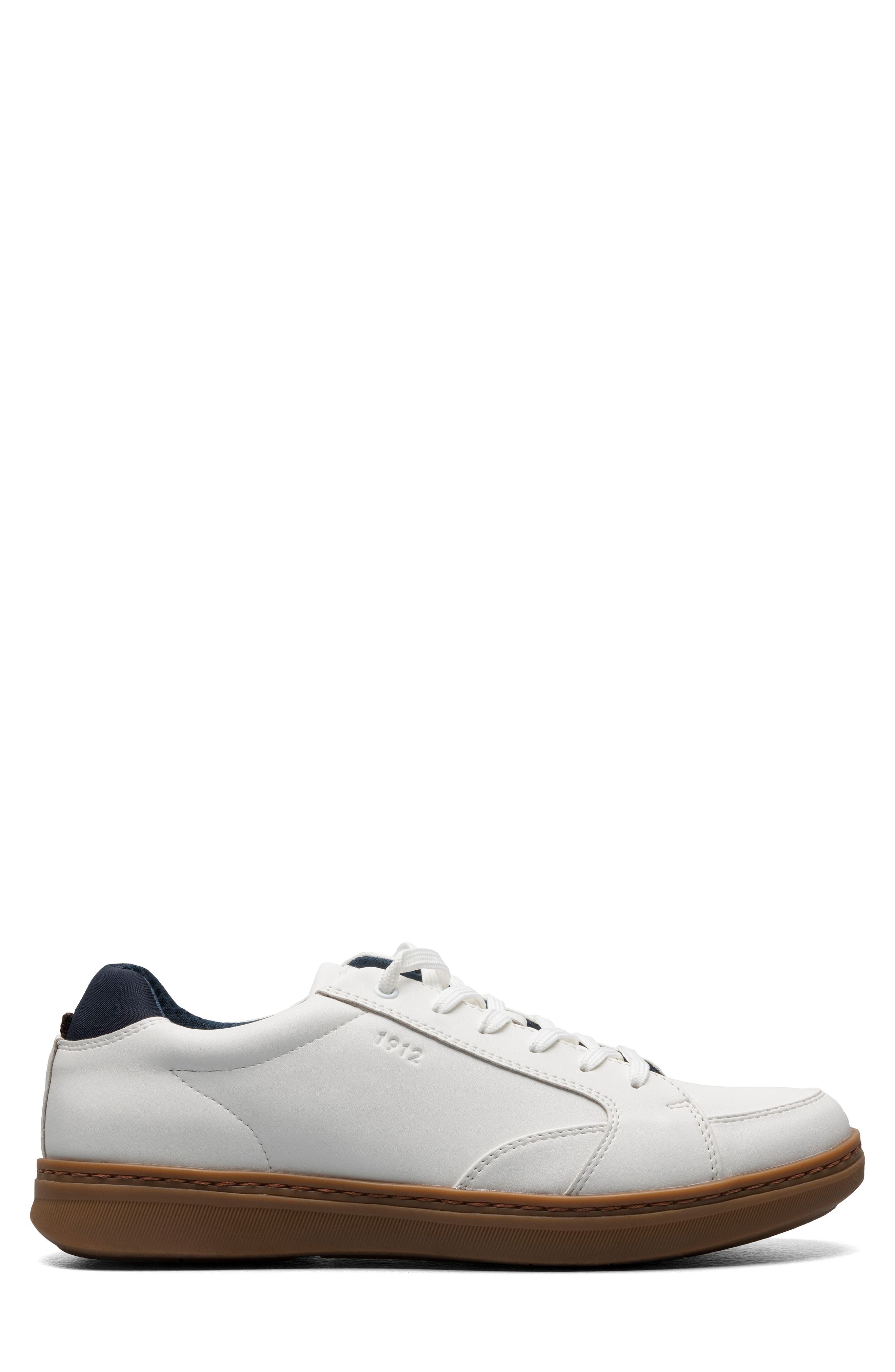 NUNN BUSH Aspire Moc Toe Sneaker - Wide Width Available, Alternate, color, White